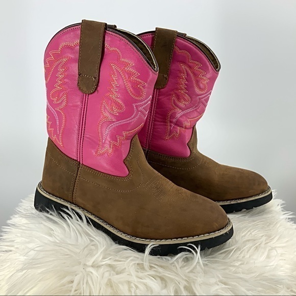 Itasca Leather Western rodeo style boot 6 - Picture 1 of 7